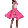 Rock 'N Roll Rok Roze Vrouw - One Size