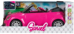 Roze cabrio met licht en geluid