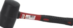 Rubber hamer zwart 700 g