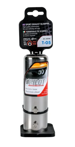 RVS Uitlaatsierstuk T-5