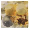 Servetten Kerst Goud/Zilver 33X33 cm 20 Suks