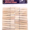 Set 24 houten wasknijpers