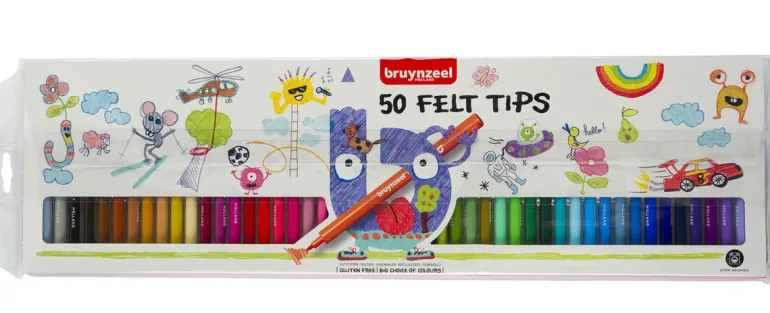 Set 50 viltstiften