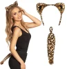 Set Luipaard - Staart en Tiara