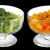 Set of 6 clear tasting glasses