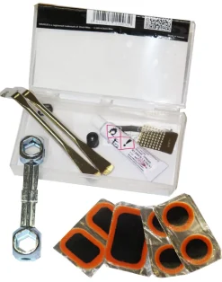 Set reparatie in doos met gereedschappen