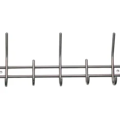 Sierhaak 2 kleine + 3 grote haken inox