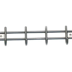 Sierhaak 4 kleine haken inox