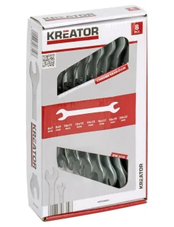 Sleutelset open 6-22 mm 8 stuks