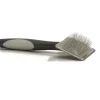 Slickerborstel kat middel grijs 16,5 cm