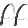 Spatborden set Towny 28'' 51 mm zwart