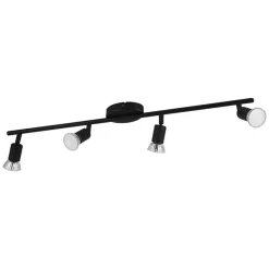 Spot Buzz zwart 4x GU10