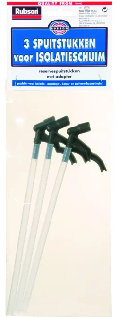 Spuitpijp isolatieschuim 3 stuks