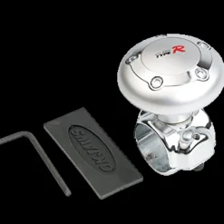 Steering wheel knob aluminium