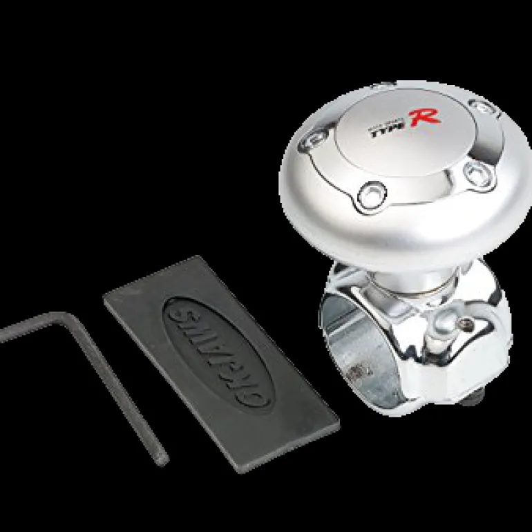 Steering wheel knob aluminium