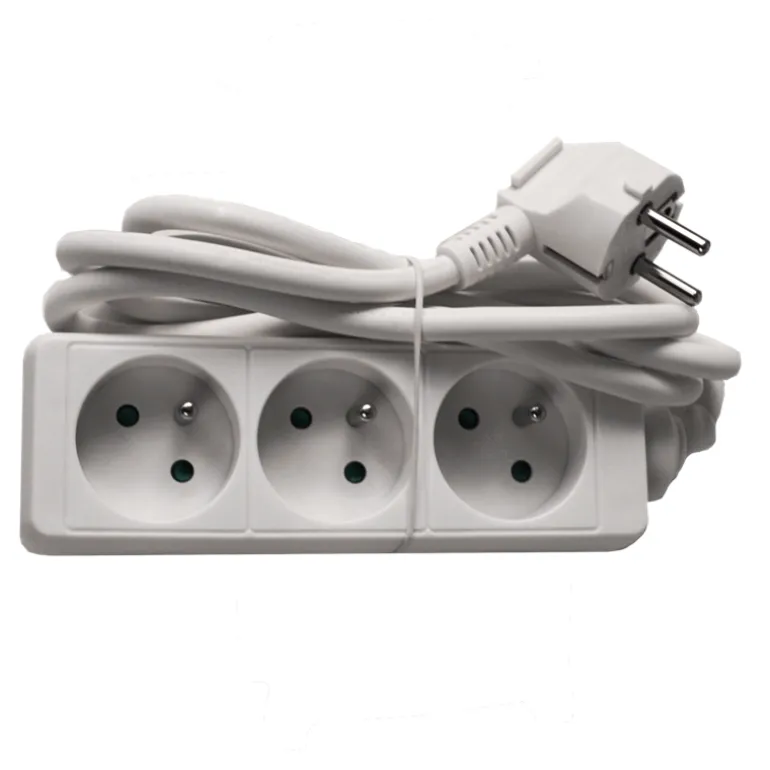 Stekkerblok met kabel 1,5 m wit 3 x 16 A
