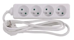 Stekkerblok met kabel 1,5 m wit 4 x 16 A
