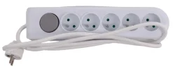 Stekkerblok met schakelaar en kabel 1,5 m 5 x 16 A