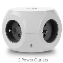 Stekkerdoos met 3 stopcontacten + 3 USB EW3952