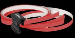 Striping fluo rood