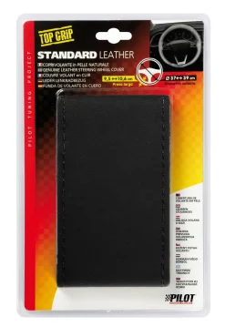 Stuurovertrek Leder Zwart 37-39cm