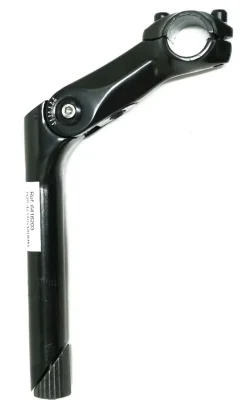 Stuurpen regelbaar alu zwart Dia.25,4 mm / 180 mm / ext.110 mm
