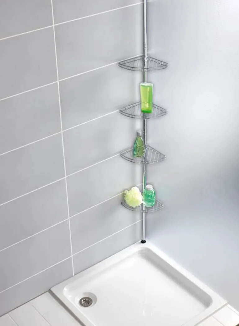 Telescopisch hoekrek inox Prea