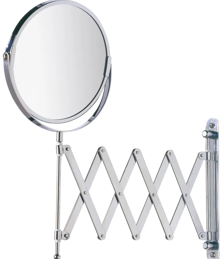 Telescopische wandopmaakspiegel 17 cm