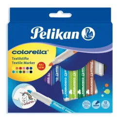 Textielstiften 12 stuks