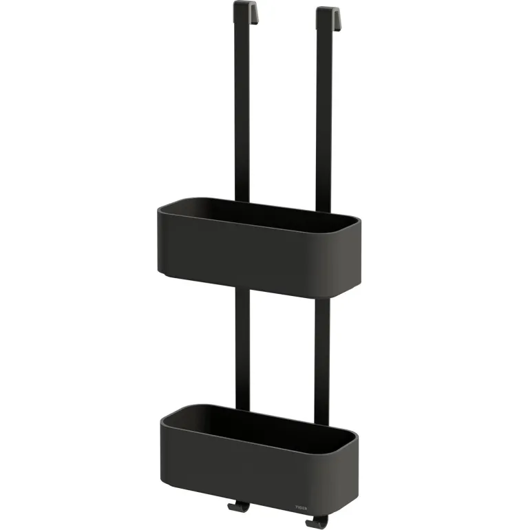 Tiger 2-Store Ophangbaar doucherek 25 cm - zwart