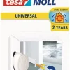 Tochtstrip binnendeur 1 m 3,8 cm wit