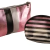 Toilettas + Mini roze met strepen