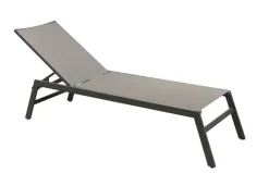 Tommy ligbed aluminium grijs