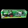 Tractor met dieren en kar