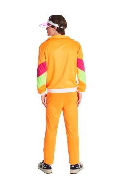 Trainingspak Man Fluo - Oranje/geel - Maat 52