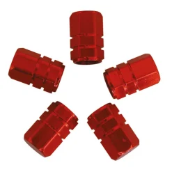Ventieldopjes zuiger rood 5 stuks