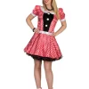 Verkleedjurk Minnie Muis Rood Polkadot - Maat 40/42