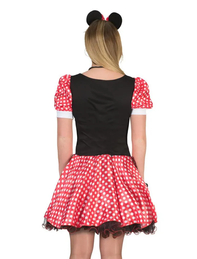 Verkleedjurk Minnie Muis Rood Polkadot - Maat 40/42