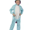 Verkleedpak Unicorn Blue Berry Onesie - Maat 116