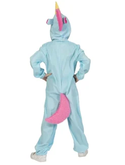Verkleedpak Unicorn Blue Berry Onesie - Maat 116