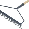 Versterkte hark 16 tanden met steel