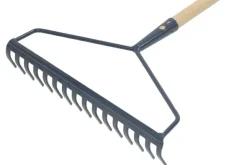 Versterkte hark 16 tanden met steel