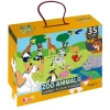Vloerpuzzel in de zoo 35 stuks