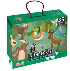 Vloerpuzzel in het bos 35 stuks
