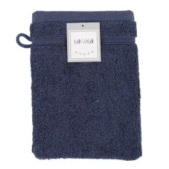 Washandje dark blue 16x21 cm