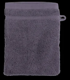 Washandje dark grey 16x21 cm