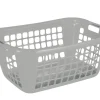 Wasmand zilver 65 x 45 x 27 cm