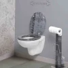 Wc zitting grafic line newpaper