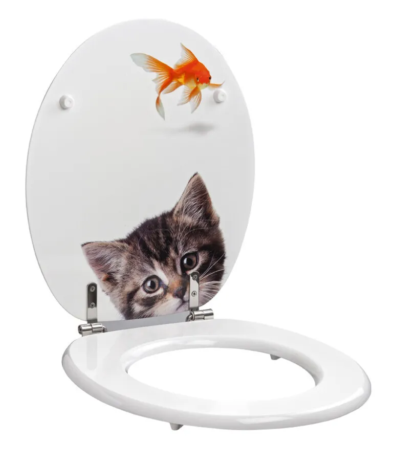 Wc zitting kat / vis