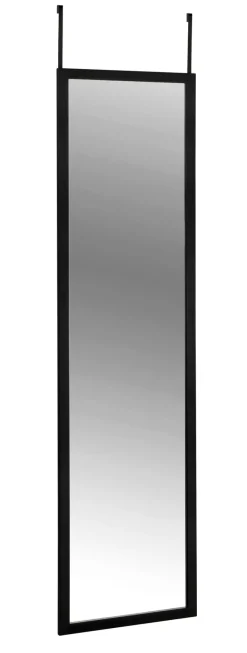 Wenko Arcadia Deurspiegel 120x30 cm - Zwart